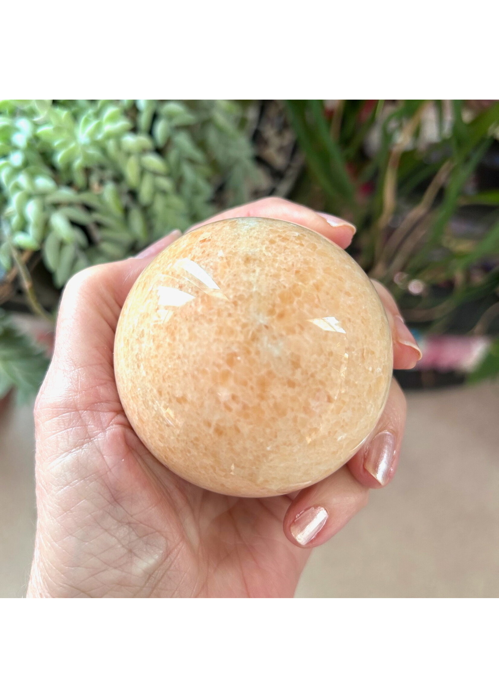 Orange Calcite Spheres for energizing