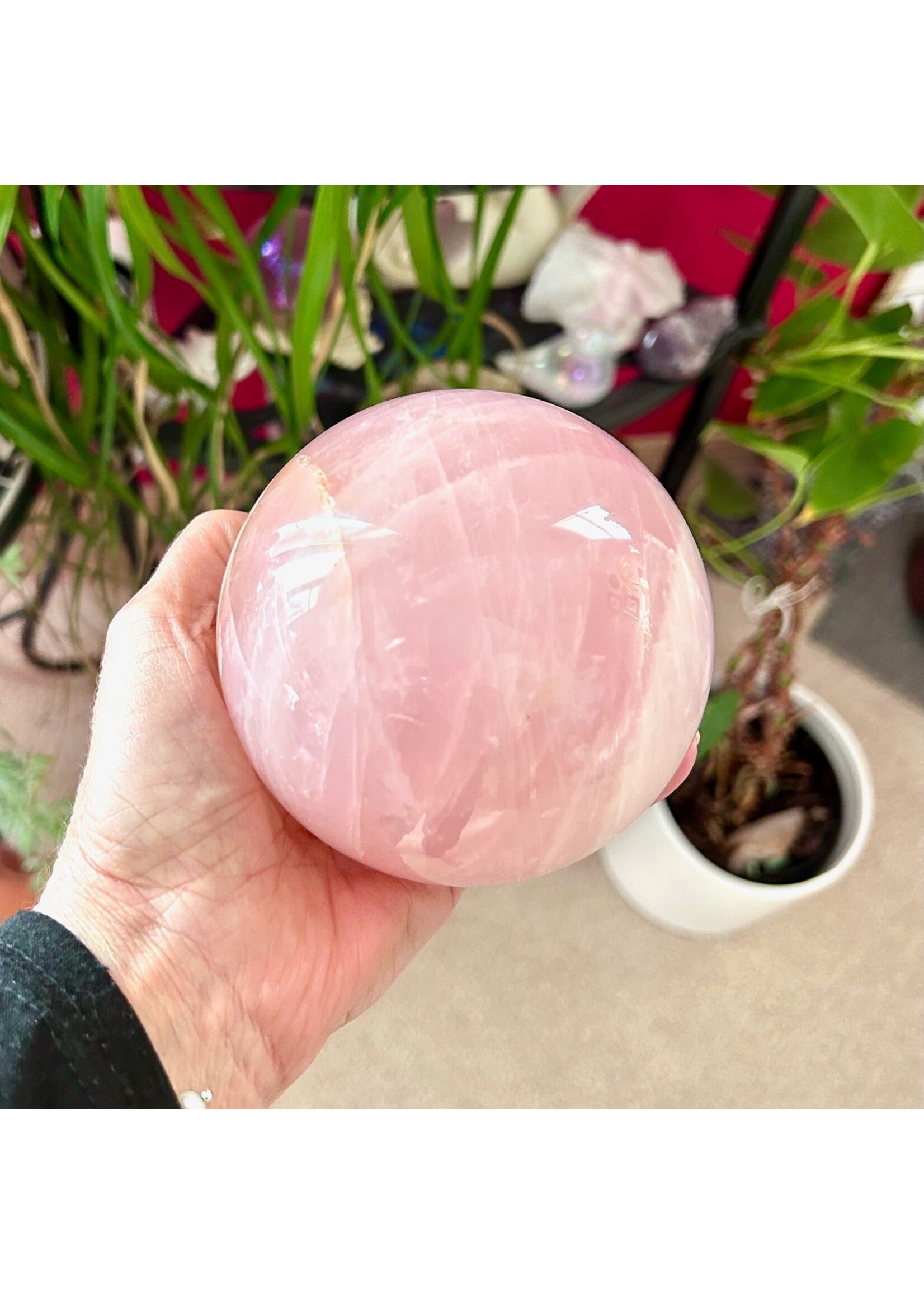 Rose Quartz Spheres for expanding love