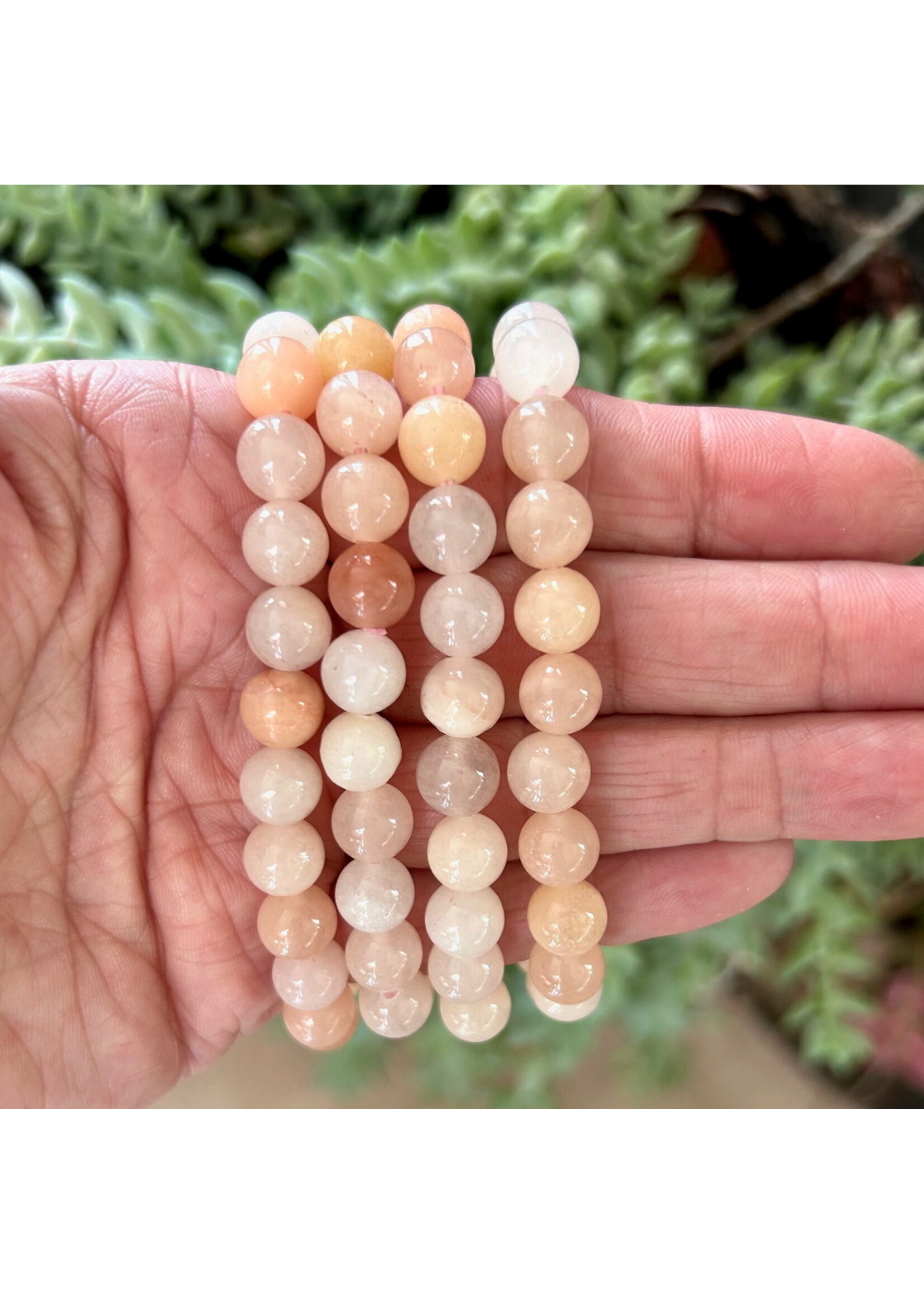 Crystal Bracelet - Pink Aventurine