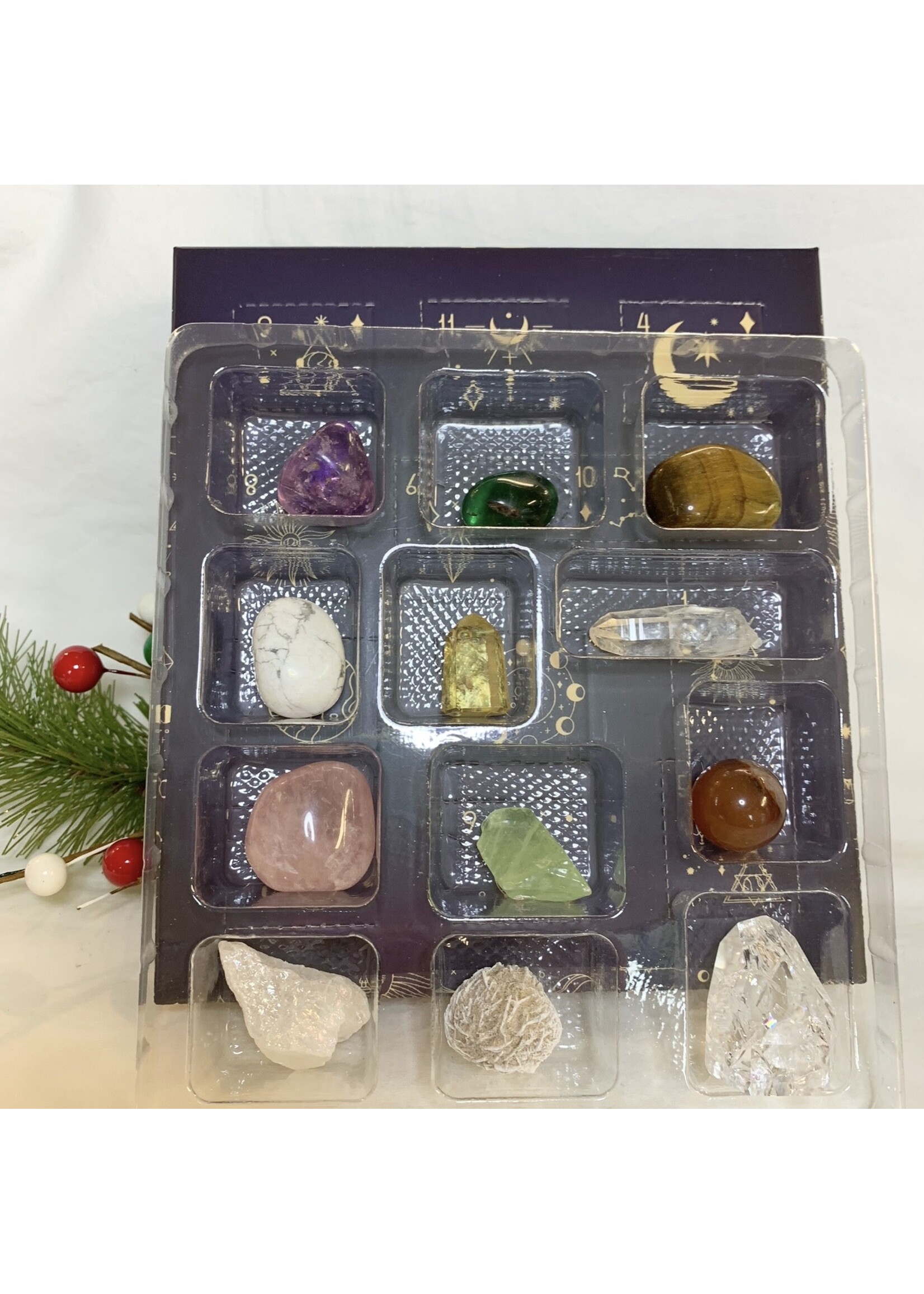 12-day Christmas Crystal Advent Calendars