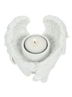 Angel Wing Glitter Candle Holder