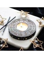 Astrology Wheel Tea Light Holder