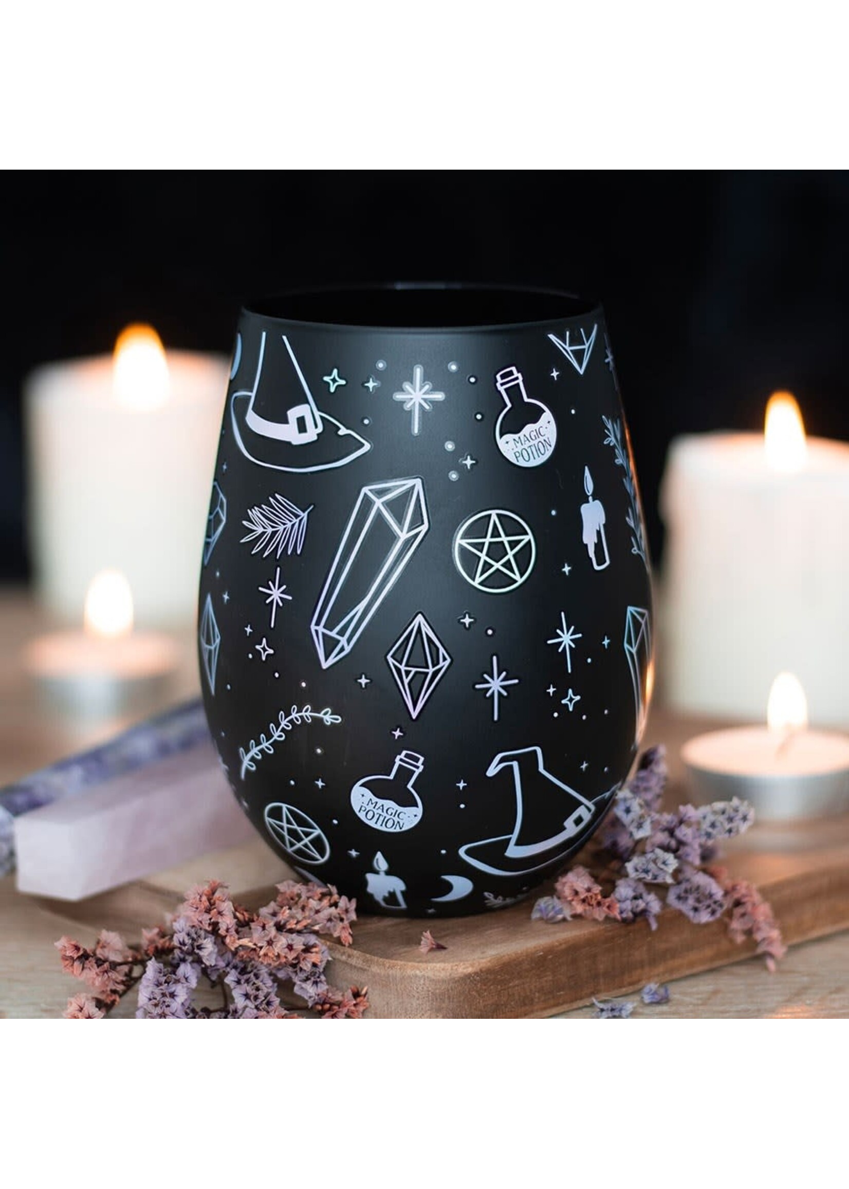 Crystal Witch Stemless Glass