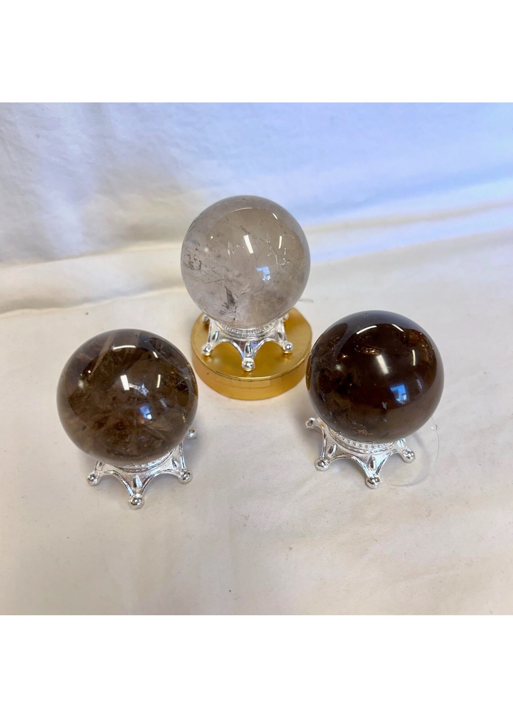 Smoky Quartz Spheres