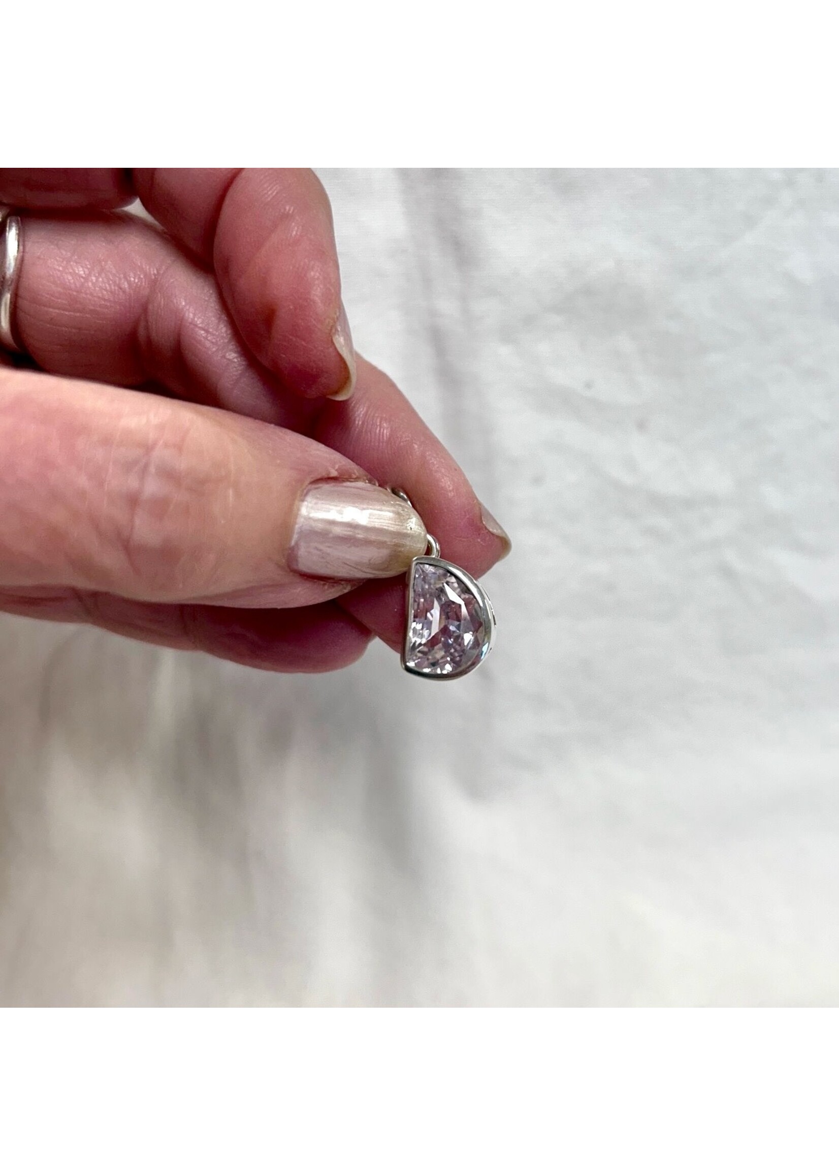 Kunzite Faceted Pendant Freeform