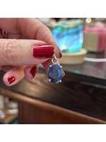 Blue Sapphire Faceted Pendants Oval