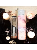 Body and Soul Clear Quartz Glass Water Bottle