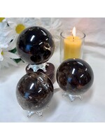 Smoky Quartz Spheres for positivity