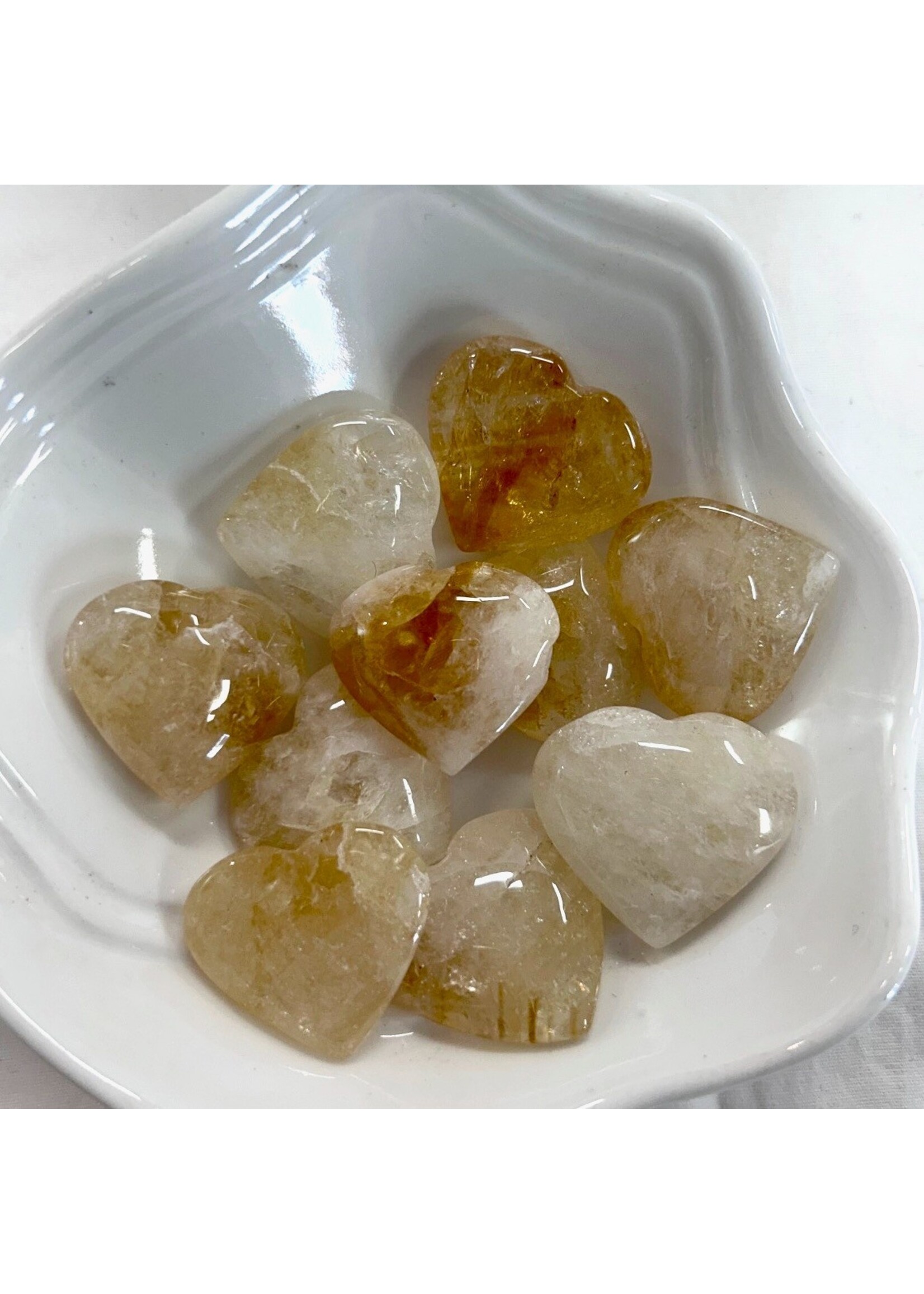 Citrine Hearts for manifesting your hearts desire