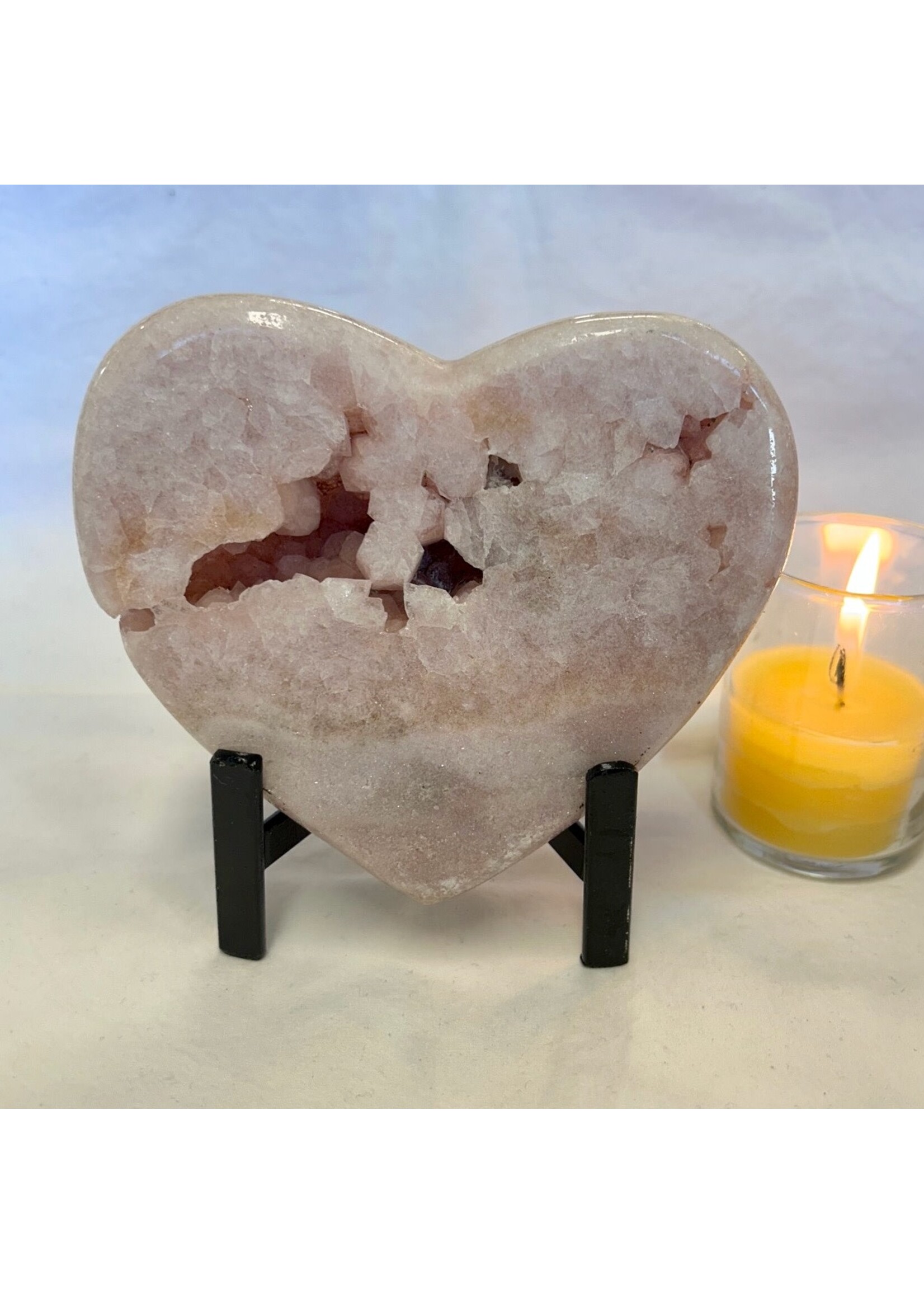 Rose Amethyst Hearts for enchanted love