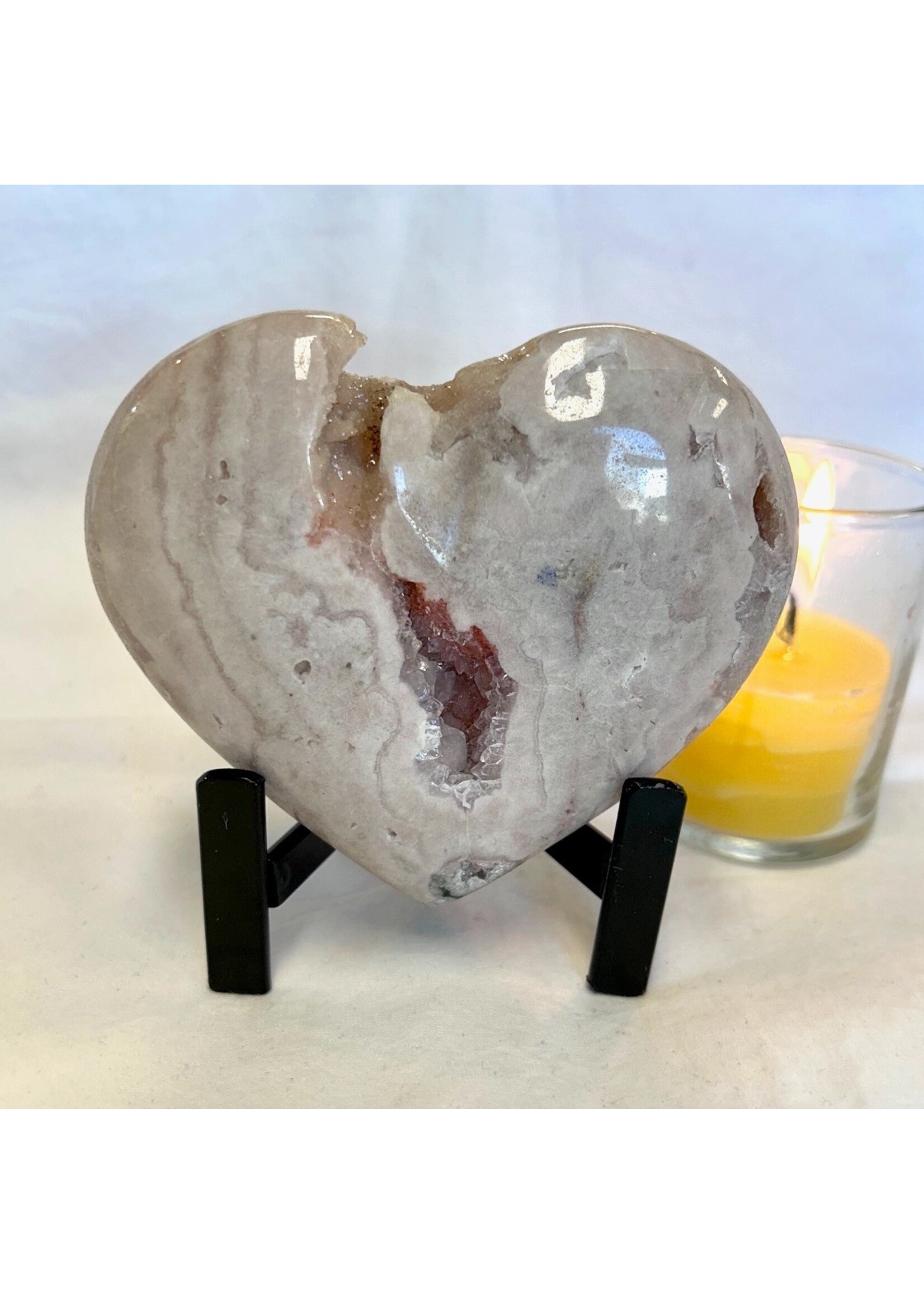 Rose Amethyst Hearts for loving energy