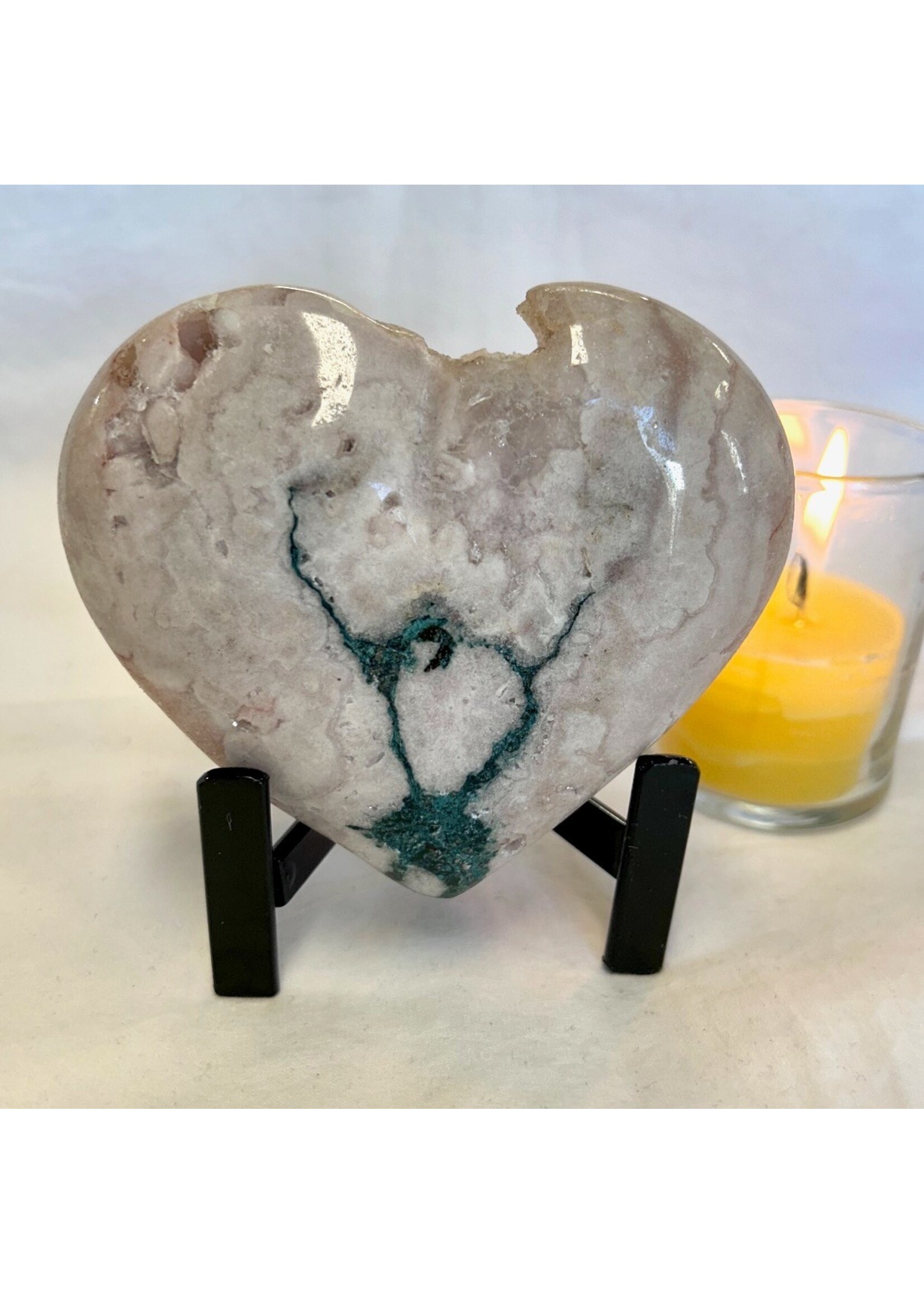 Rose Amethyst Hearts for loving energy