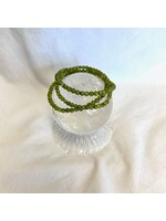 Crystal Bracelet - Peridot  4mm