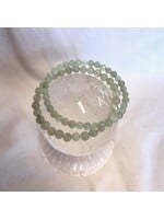 Crystal Bracelet - Green Moonstone 6 mm