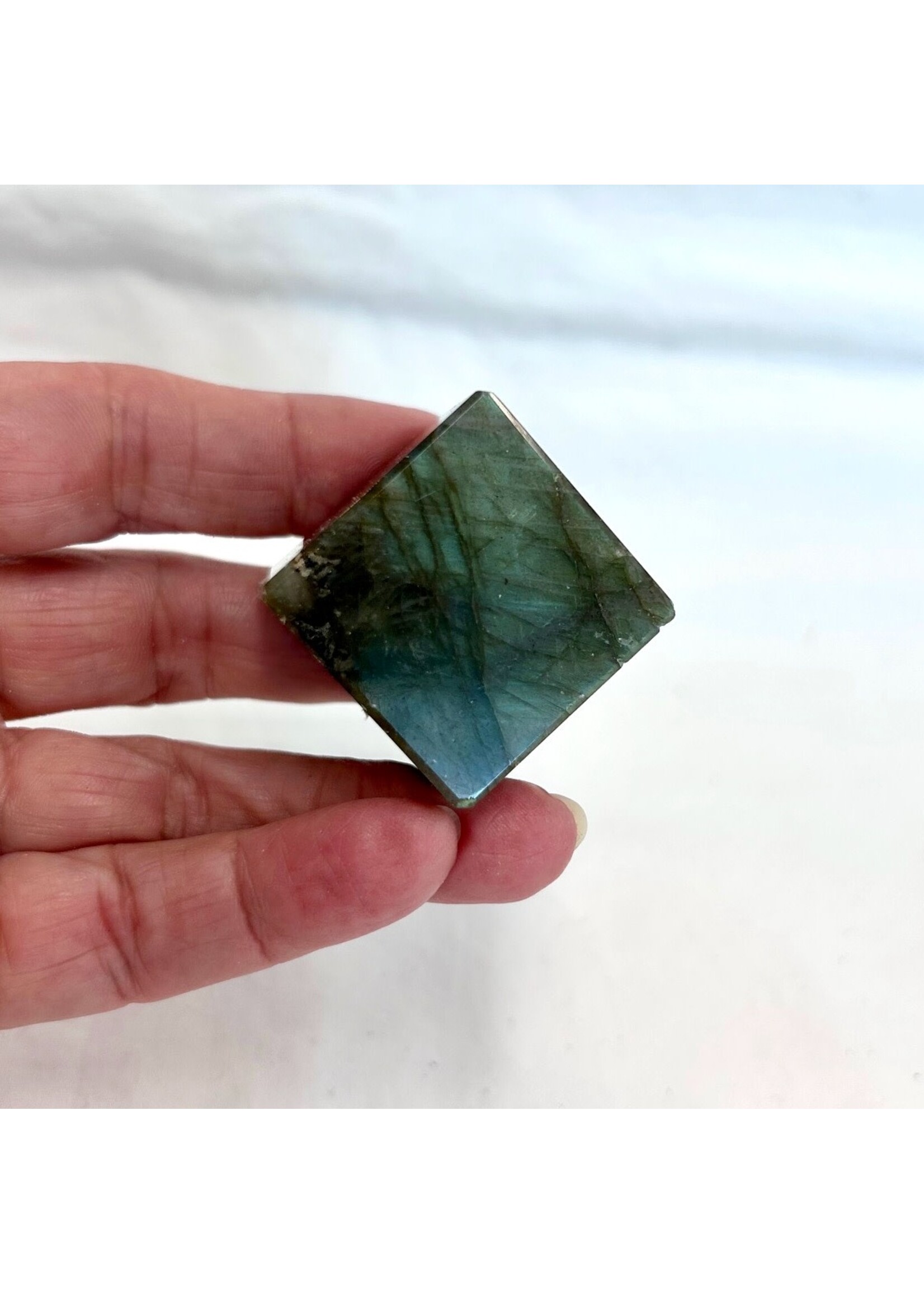 Labradorite Cube for sacred grounding