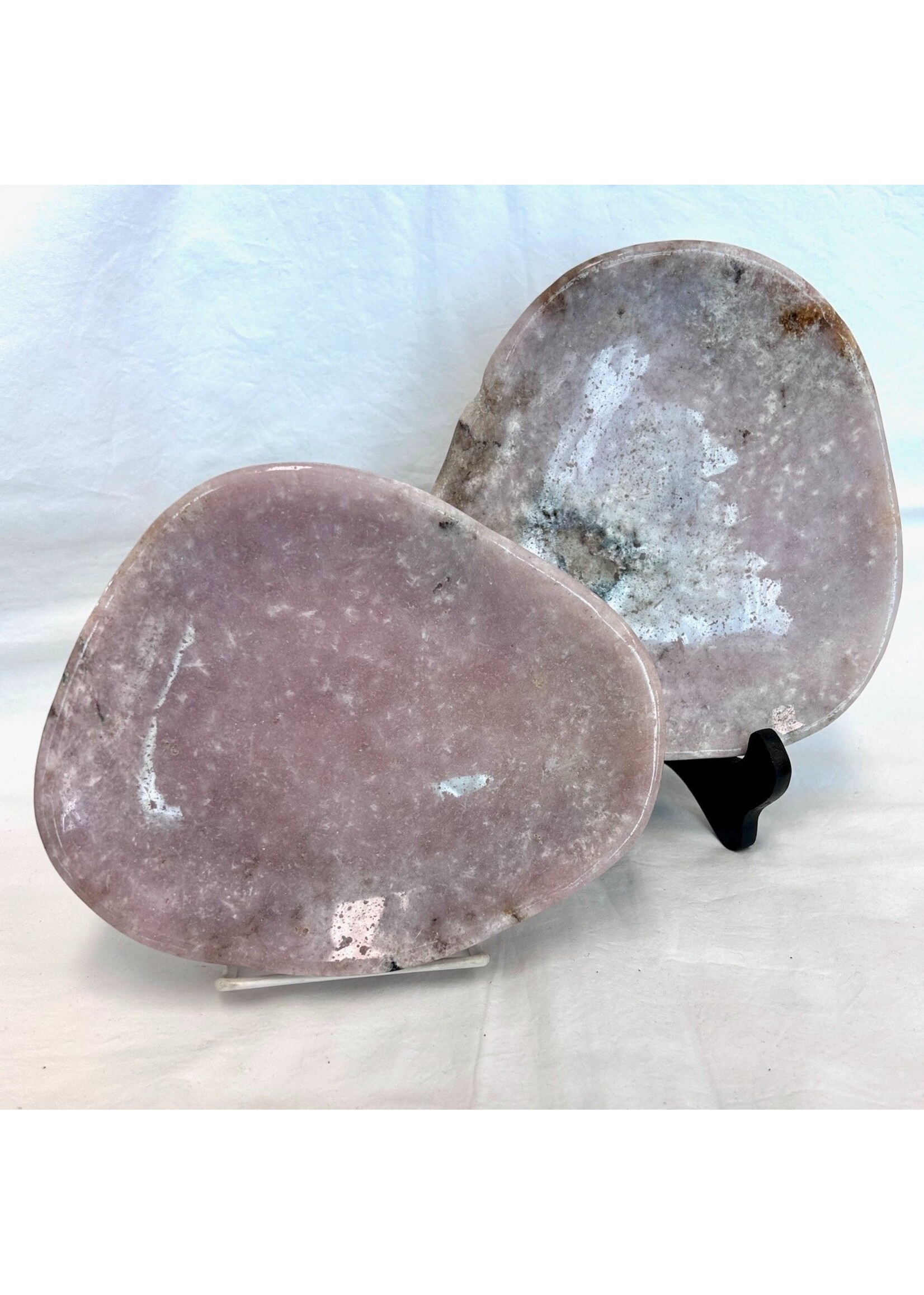 Rose Amethyst Flat Bowls