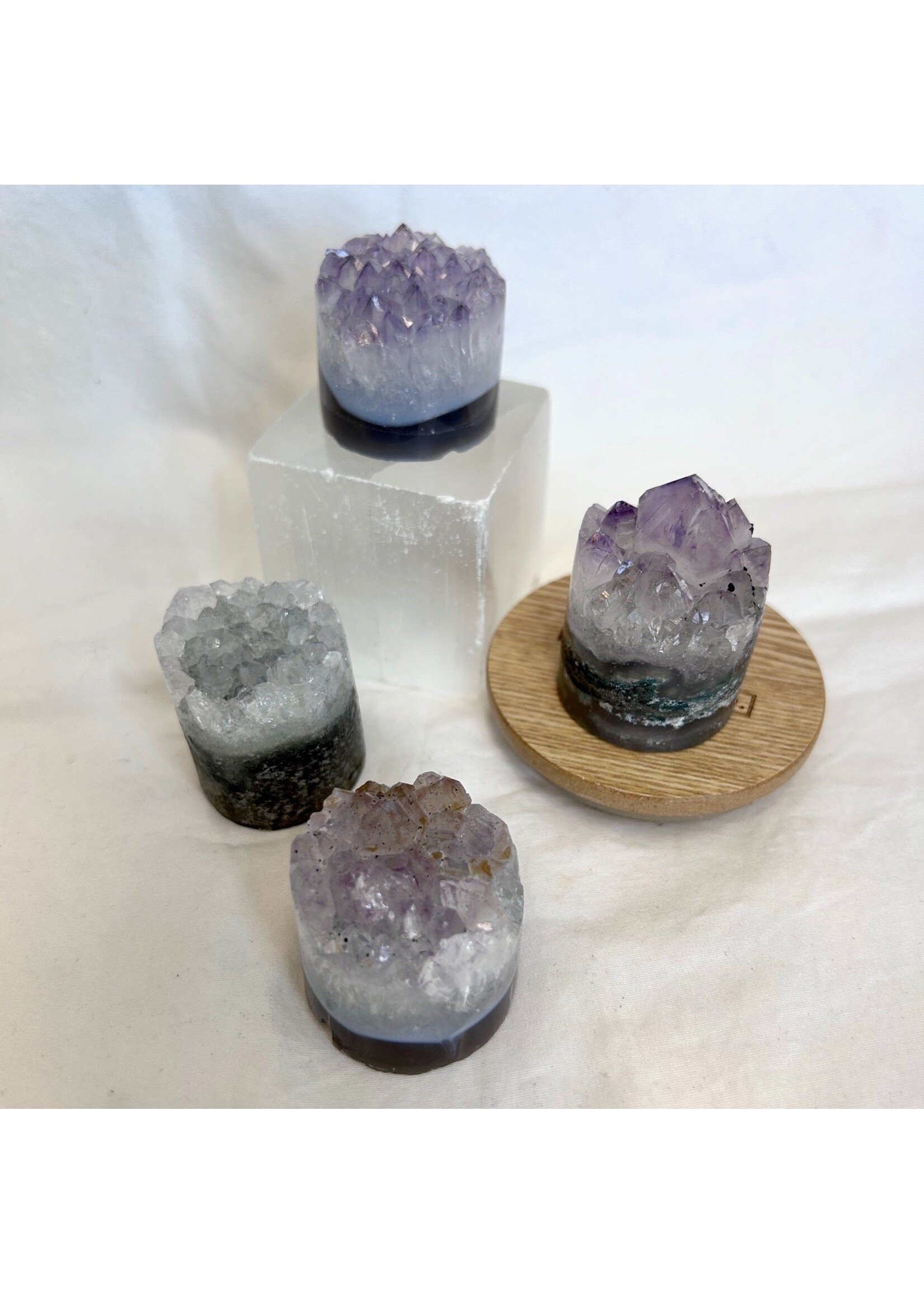 Amethyst Cylinder Clusters