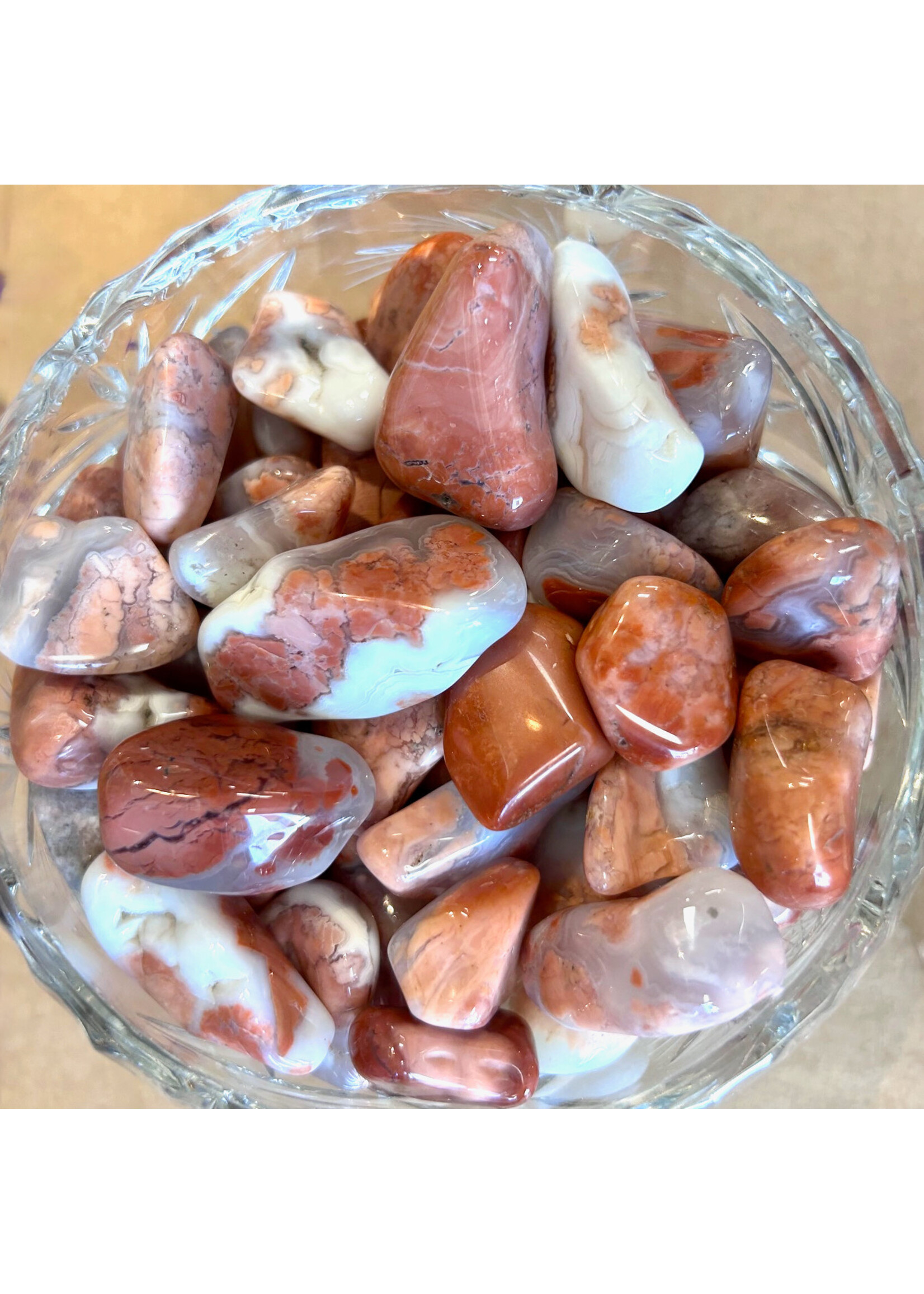 Cotton Candy JaspAgate Tumbled