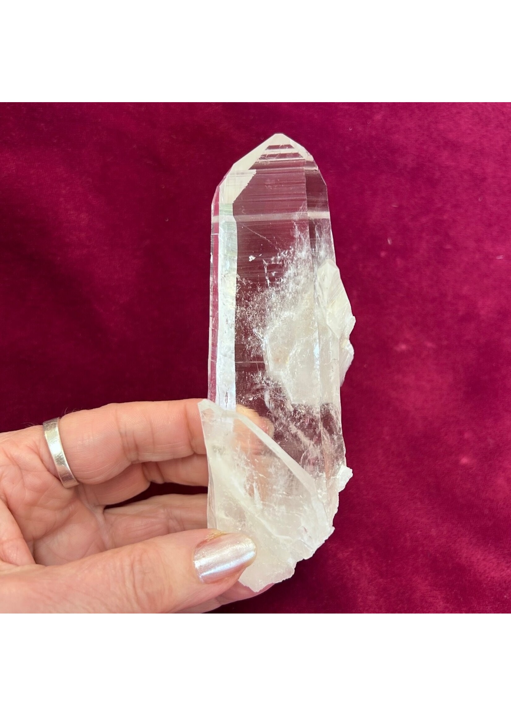 Lemurian Quartz Self-Healed Faden Points