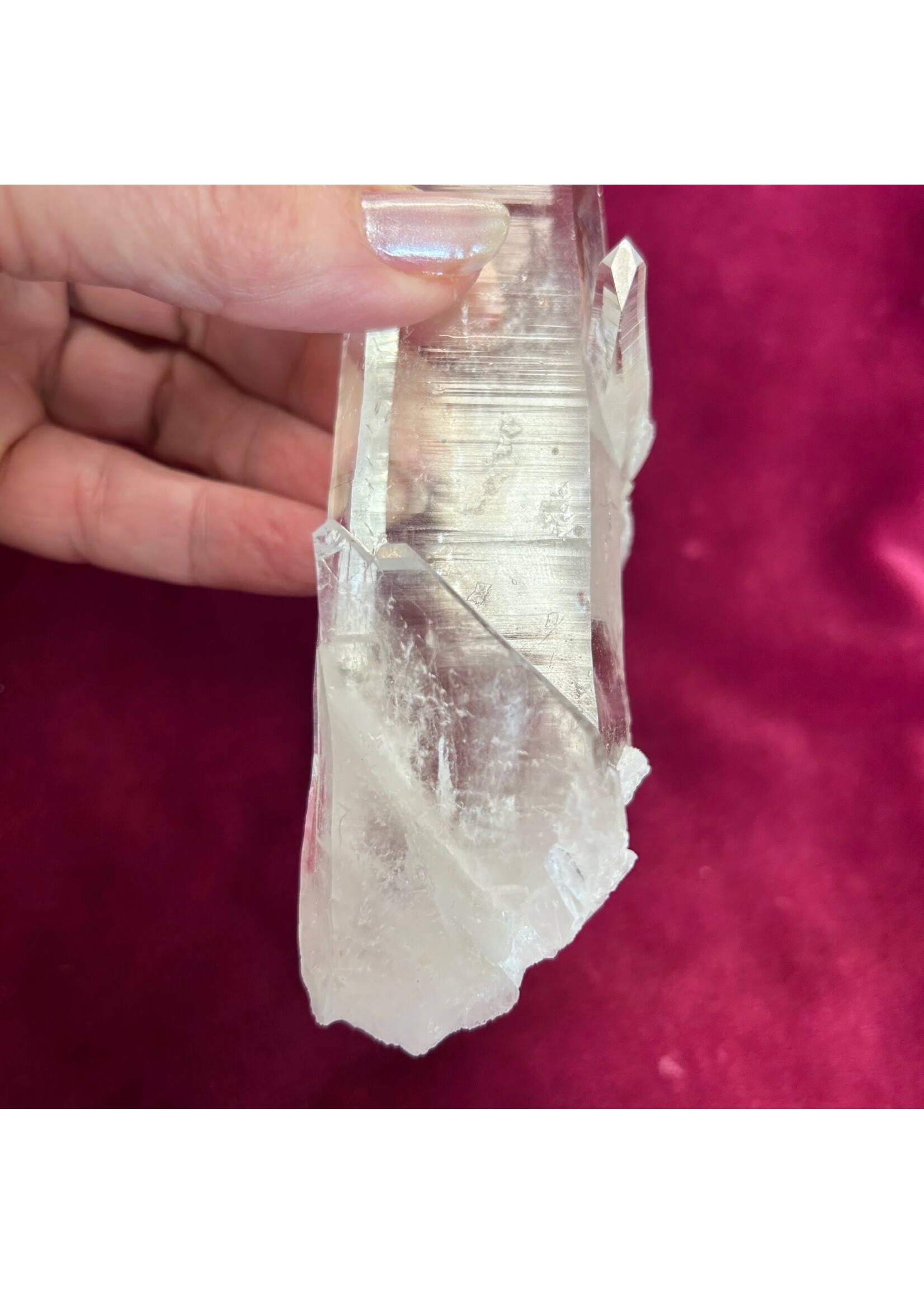 Lemurian Quartz Self-Healed Faden Points