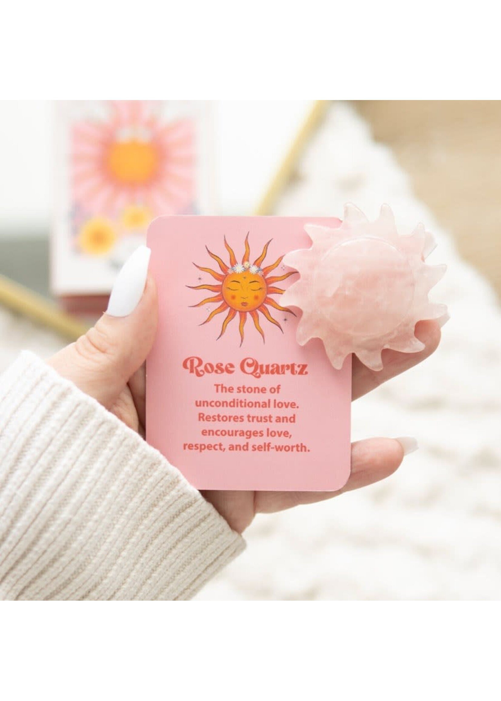 Celestial Dreams Rose Quartz Sun