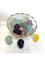 Fluorite Mushrooms for renewal and optimism