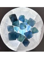 Blue Fluorite Octahedrons