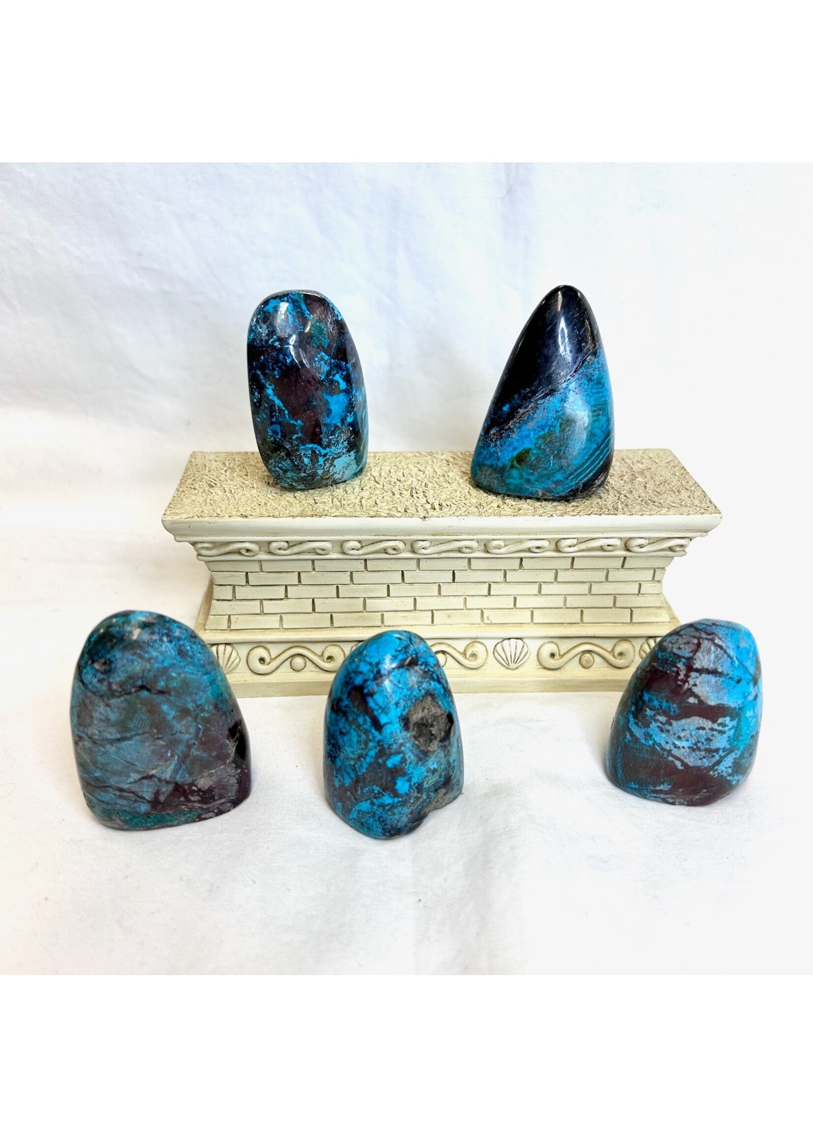 Chrysocolla Shapes for Divine Feminine