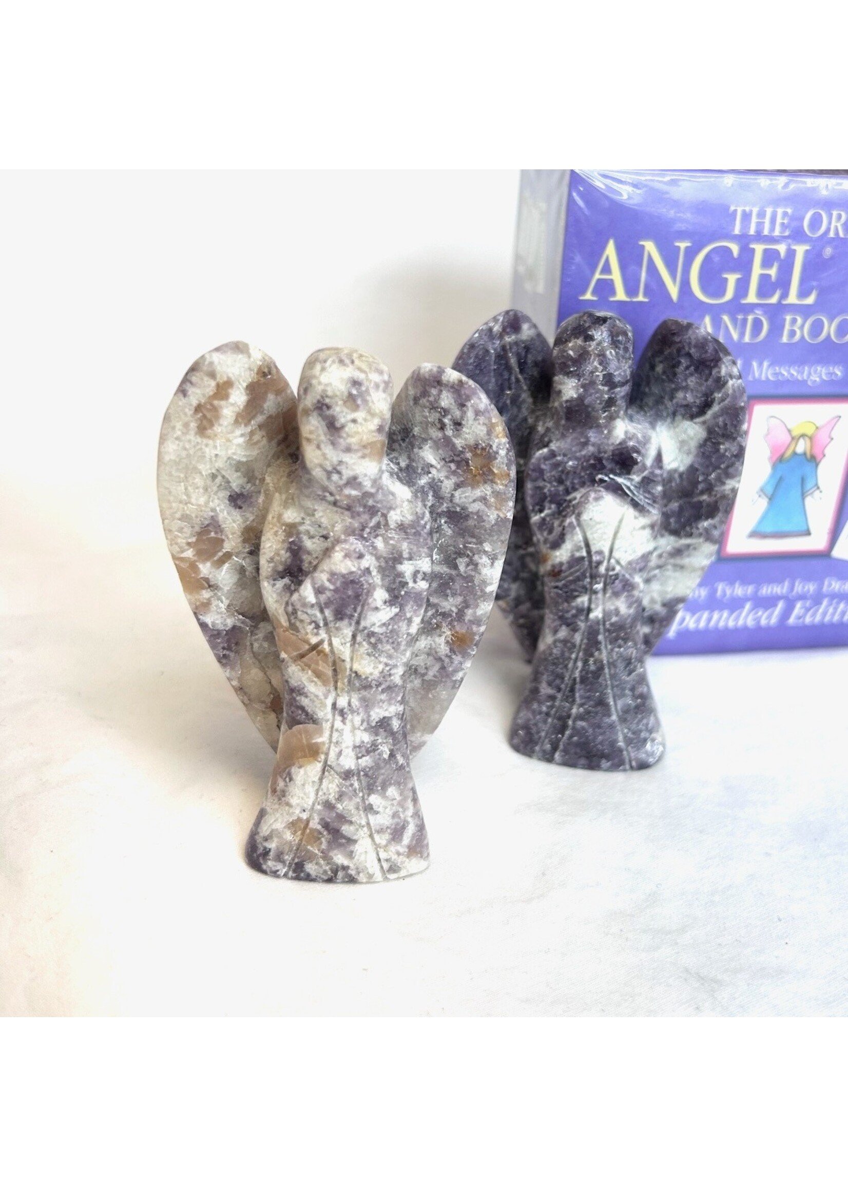 Guardian Angels - Lepidolite with Pink Tourmaline