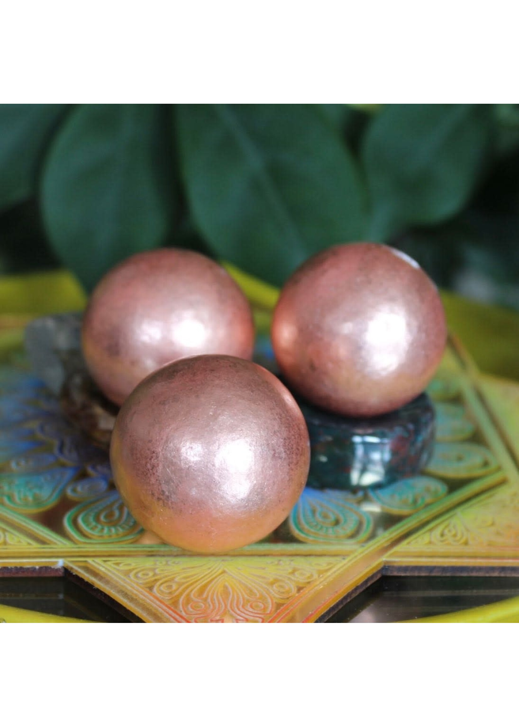 Copper Spheres for energy flow
