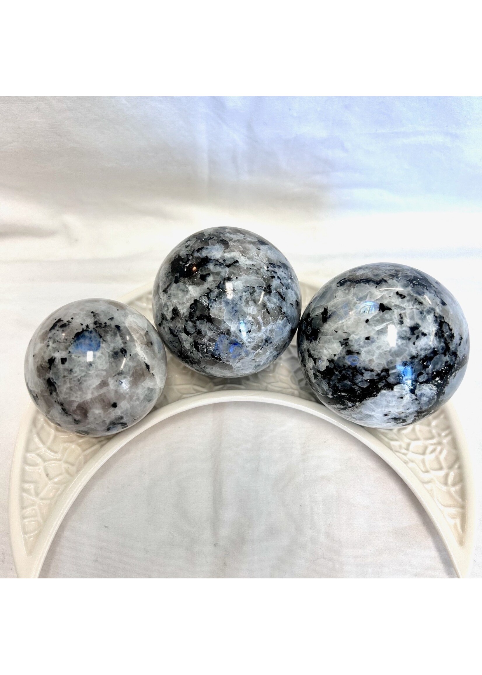 Reserved Rainbow Moonstone Spheres