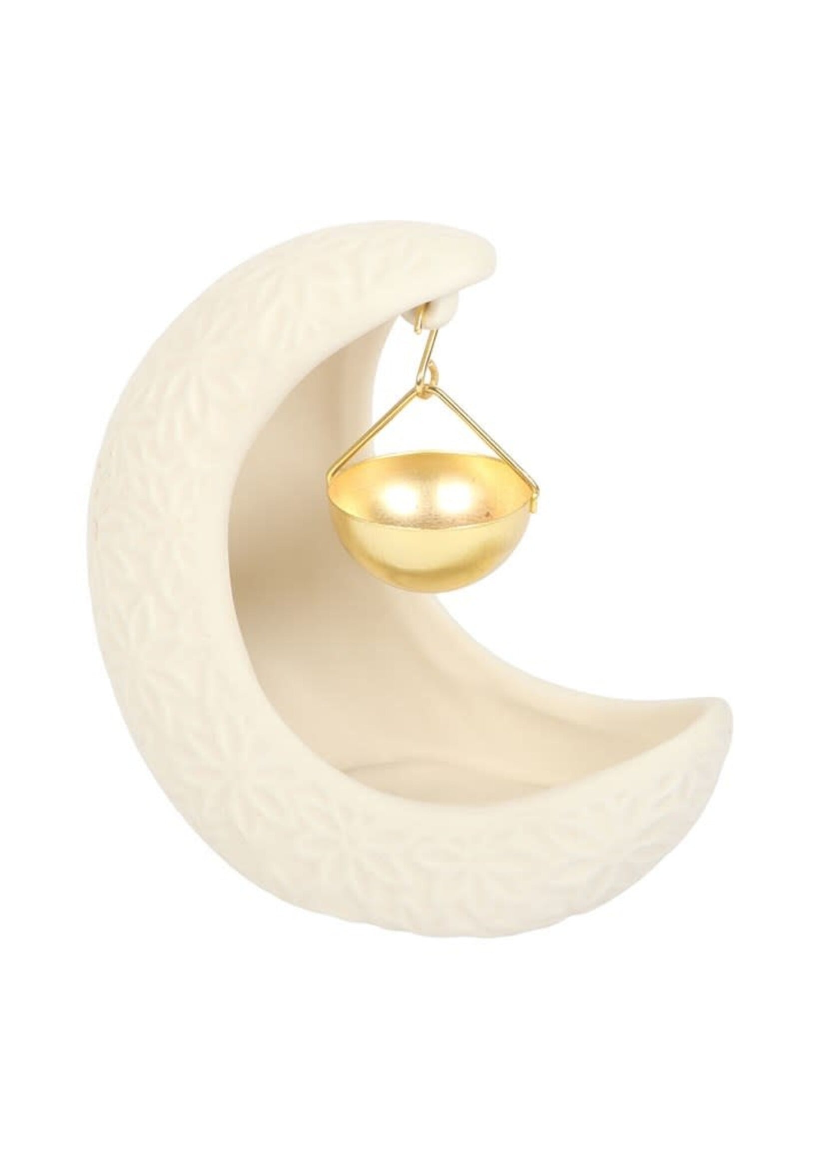 Arabian Nights Crescent Moon Hanging Oil Burner