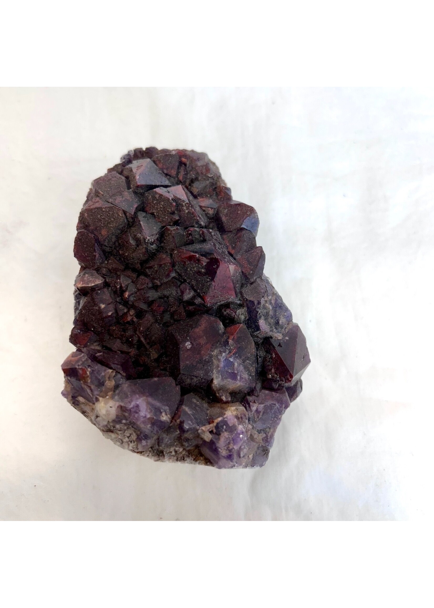 Alien Amethyst (Red Cap) Clusters