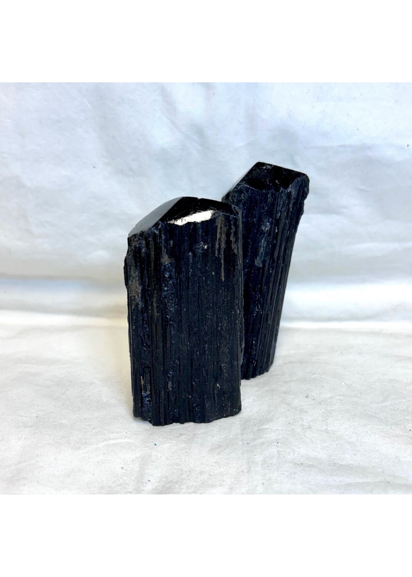 Black Tourmaline Rough Terminated Points