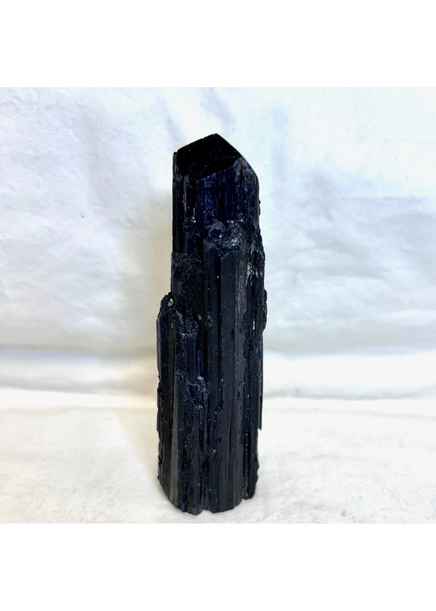 Black Tourmaline Rough Terminated Points