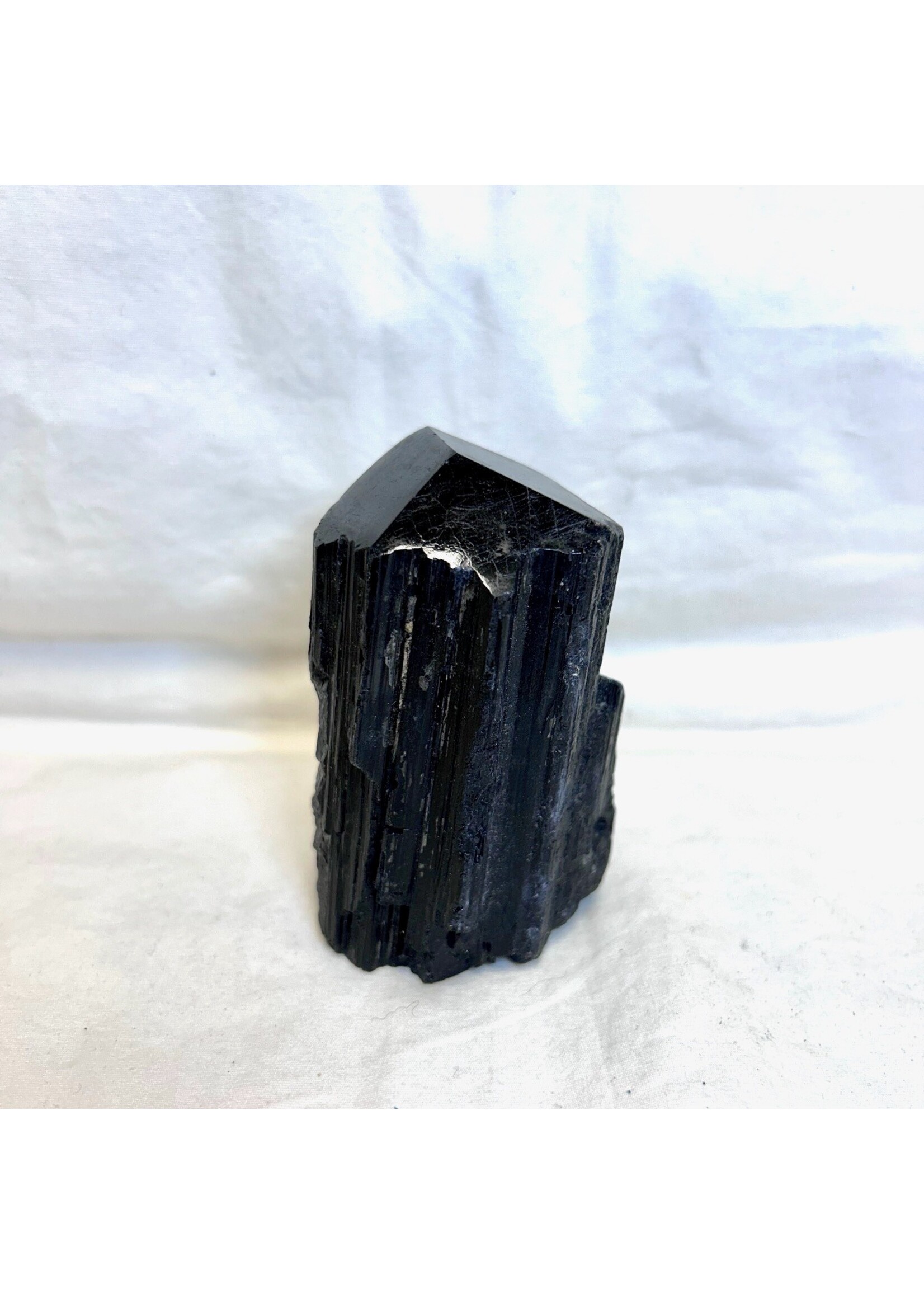 Black Tourmaline Rough Terminated Points