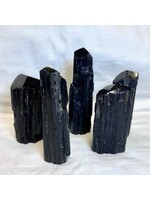 Black Tourmaline Rough Terminated Points
