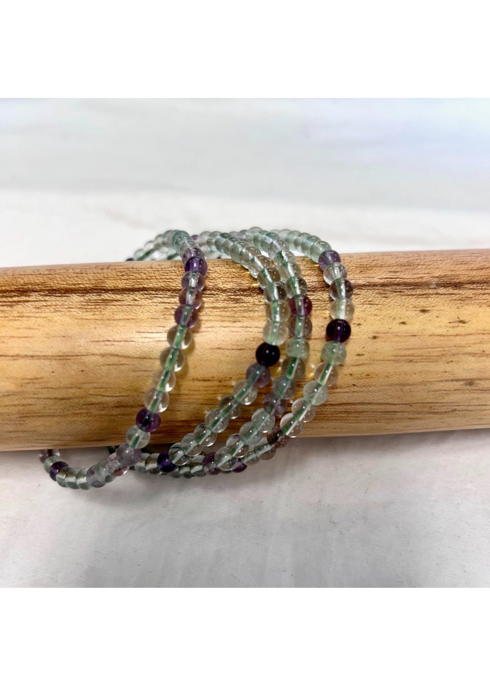 Crystal Bracelet - Fluorite 4 mm