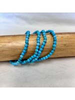 Crystal Bracelet - Turquoise 4mm