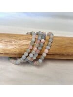 Crystal Bracelet - Morganite 6mm