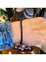 Crystal Bracelet - Black Tourmaline 4mm