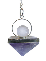 Premium Amethyst Pyramid Pendulum