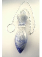 Egyptian Isis Blue Aventurine Pendulum