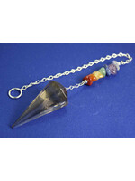 Smoky Quartz Pendulums with Chakra Stones