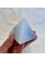 Blue Chalcedony Pyramids