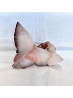 Dogtooth Calcite (Scalenohedral) with Iron Cluster