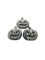 Silver Obsidian Jack-o'-lanterns