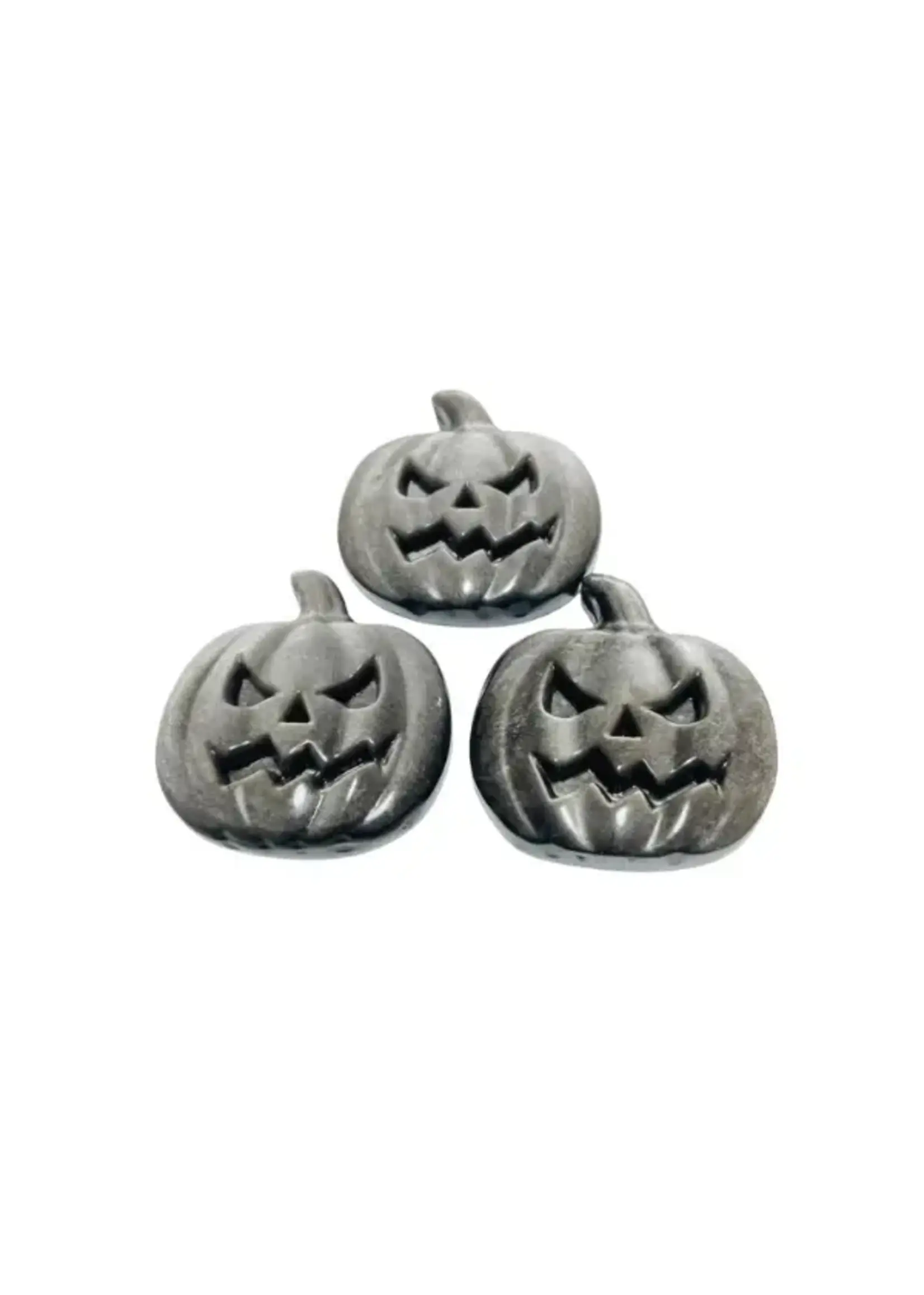 Silver Obsidian Jack-o'-lanterns