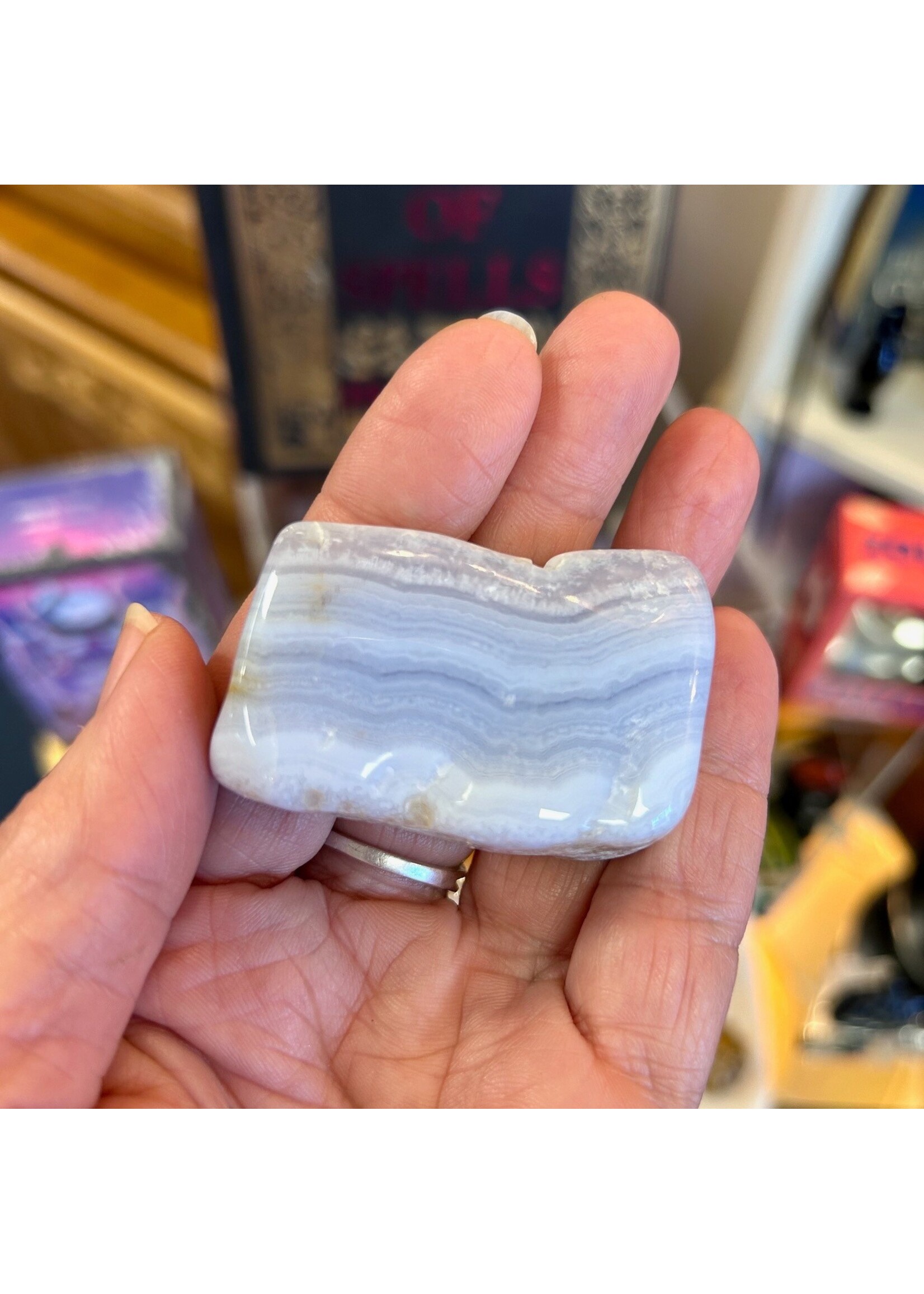 Blue Lace Agate Polished