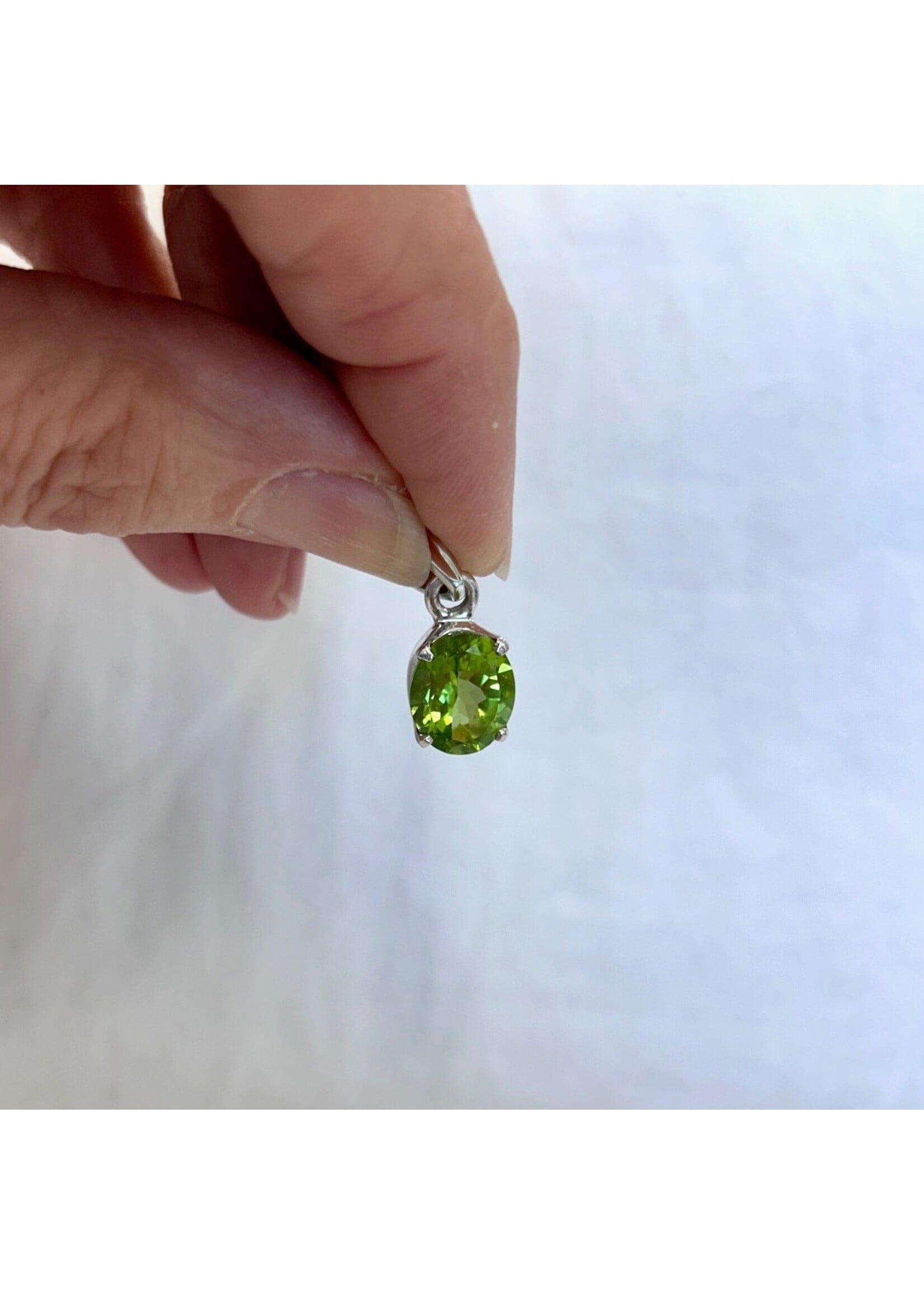 Peridot Faceted Pendants